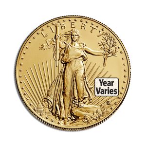 1/2 oz Gold Eagle - BU (Year Varies)